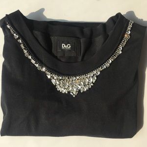 Dolce and Gabbana long sleeve crystal shirt